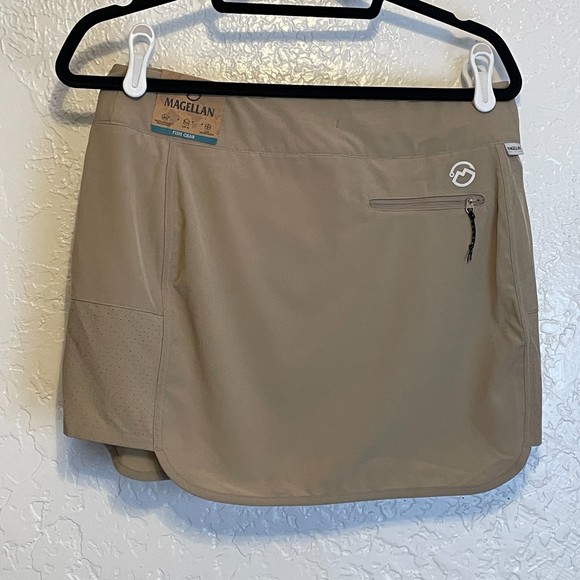 Magellan Outdoors Shorts Nwts Magellan Outdoors S Fish Gear Beige Skort Poshmark
